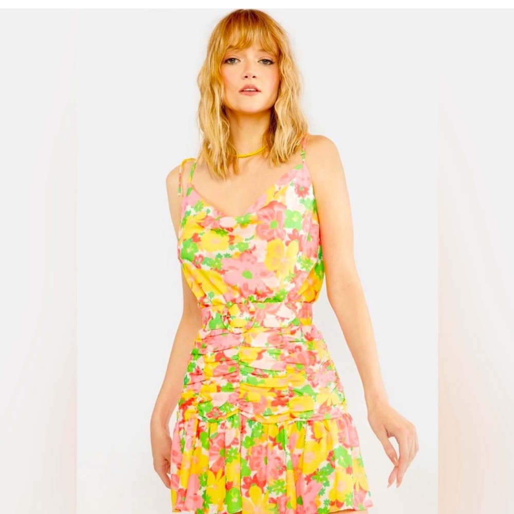 For Love and Lemons Miranda Mini Dress (belt included)